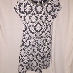 Black and white dress